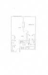 Unit E (1 Bed, 1 Bath)
